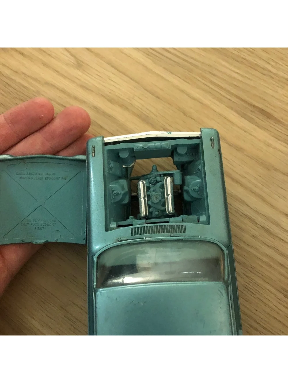 1962 FAIRLINE AMT FORD FAIRLINE 500 DEALER PROMO BLUE MINT GREEN 1/25 MODEL CAR